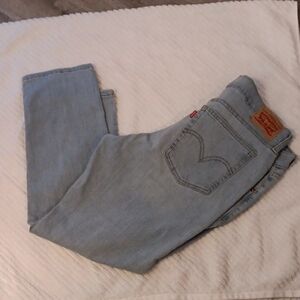 Levi's Blue Straight Leg Jeans Casual Comfort